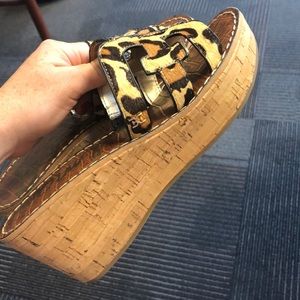Sam Edelman leopard wedges!!